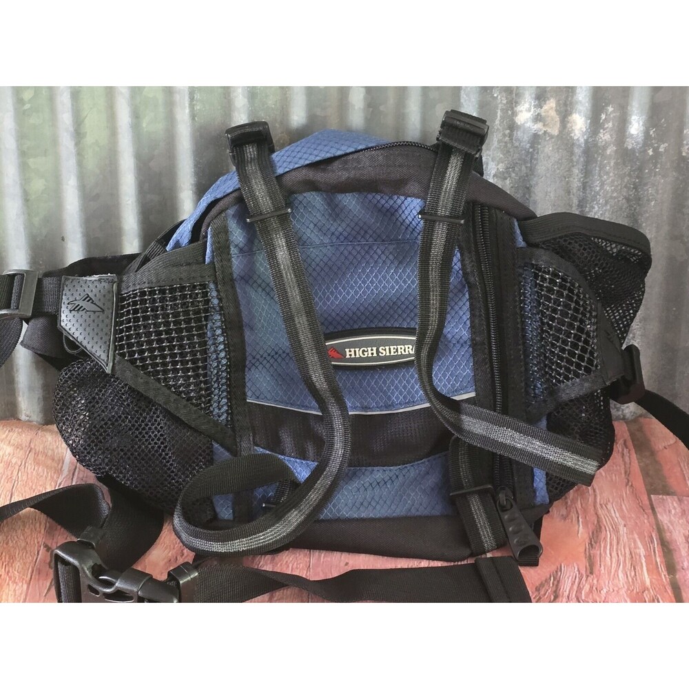 High Sierra Front Pocket Fanny Pack Blue And Black